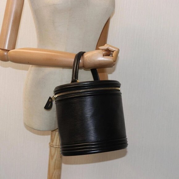LOUIS VUITTON Epi Cannes Hand Bag Black - Picture 14 of 16